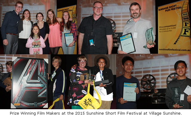Winners of the 2015 Sunshine Short Film Festival